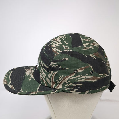 Yupoong 5 Panel Green Black One Size Tiger Stripe Camo TF-LXIX Strapback Hat