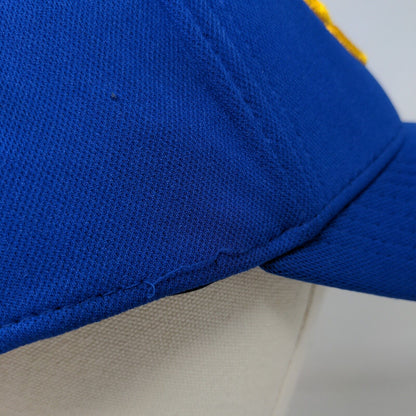 OC Sports Men's Fitted Hat Blue Size L/XL Embroidered Cowboy SM Logo