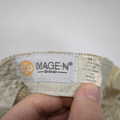 Image-N Trucker Hat Gray White Beige One Size Miriams Heart Mesh Snapback 2009