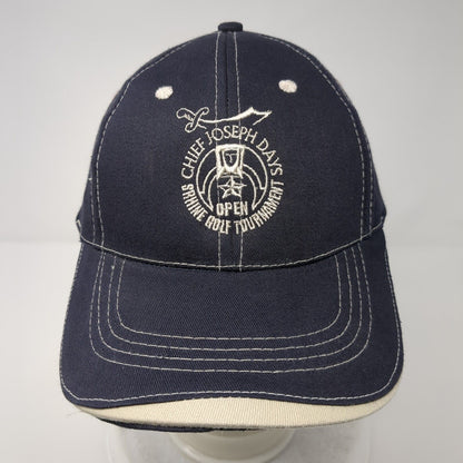 Chief Joseph Days Shrine Golf Tournament Strapback Hat Blue OSFA Solid