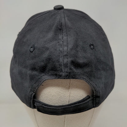 Fastenal Racing Strapback Hat Black OSFA Embroidered Logo Monarch