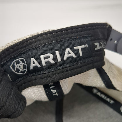 Ariat Trucker Hat Blue One Size Snapback Mesh Logo Patch Flexfit Workwear Cap