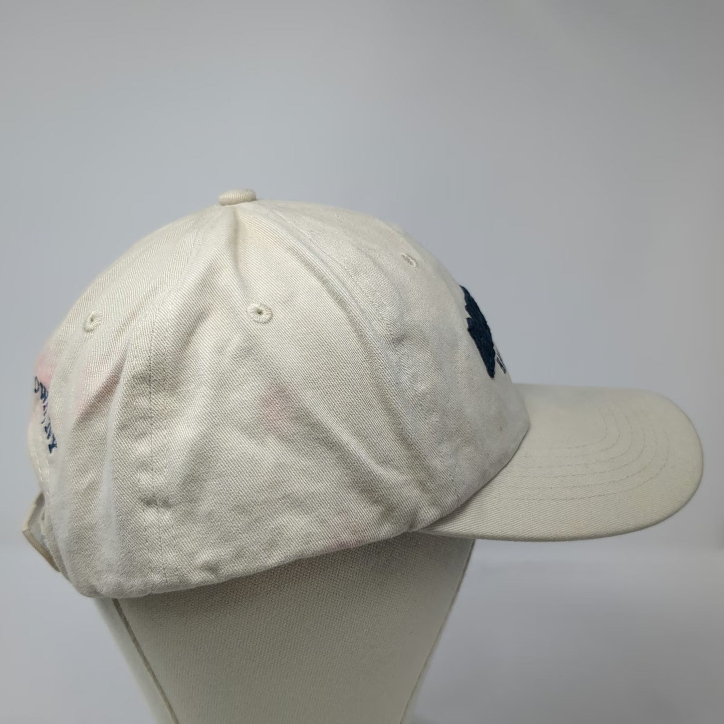 The Game Baseball Cap Beige One Size Hall of Fame Cooperstown NY USA Flag Hat