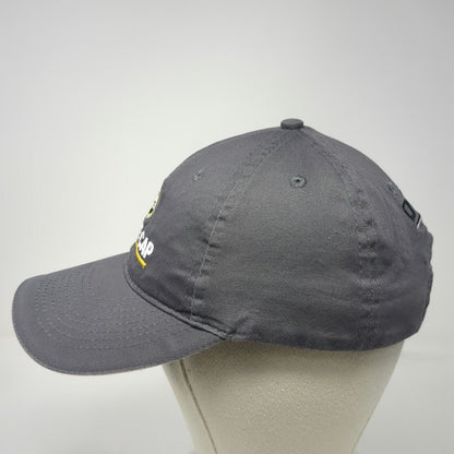 Port & Company White Cap Dow Gray Baseball Cap One Size Strapback Hat Dowsil
