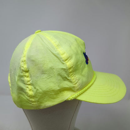 Jim Beam 5 Panel Green One Size Hat Snapback Rope Logo Lightweight Vintage