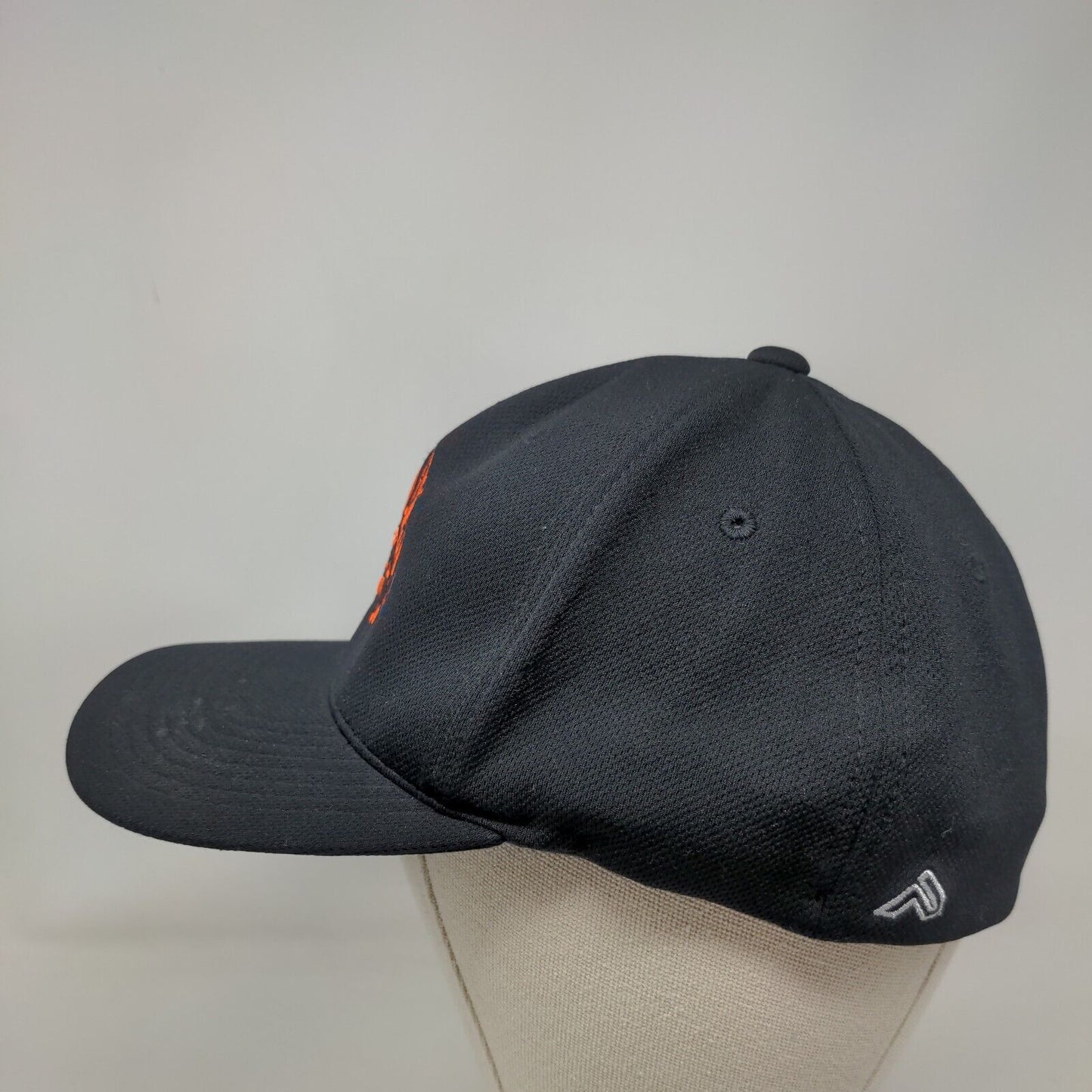 WCGC Fitted Hat Black L/XL Embroidered Lightweight Pacific Headwear Performance