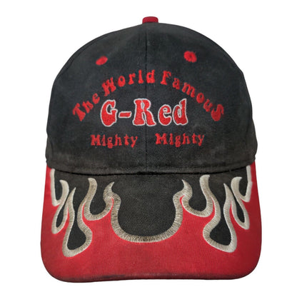 The World Famous G-Red Mighty Mighty Strapback Hat Black OSFM Embroidered Otto
