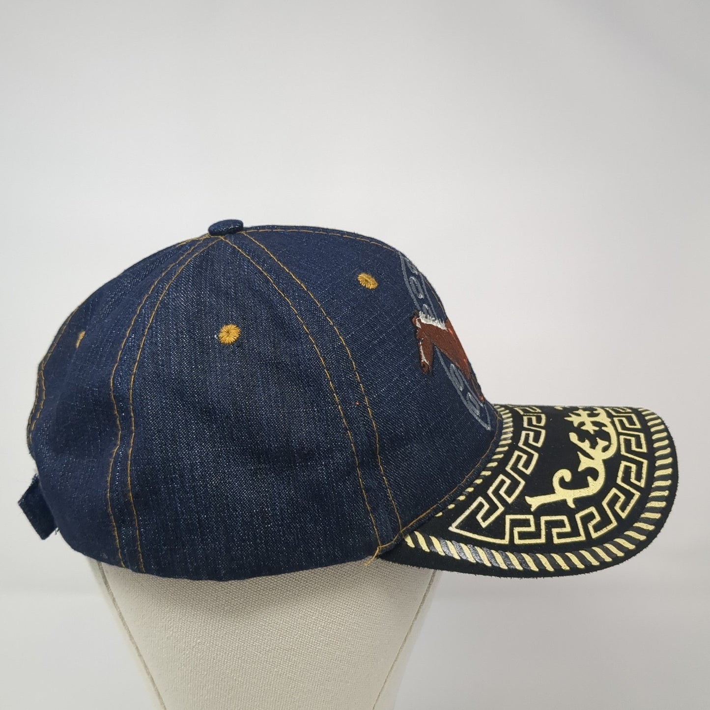 Mexican Horse Strapback Baseball Cap Multicolor One Size Adjustable Embroidered