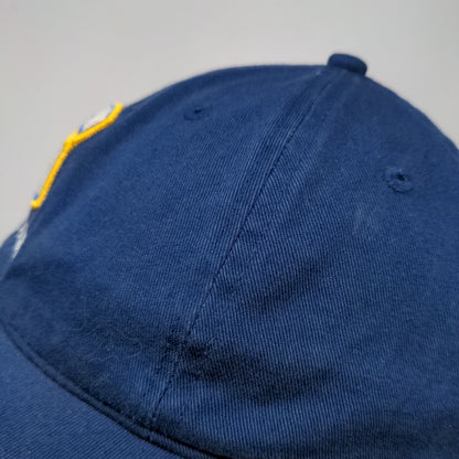 S Wrestling Slideback Hat Blue OSFM Embroidered 6 Panel Outdoor Cap