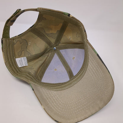 Unbranded Strapback Hat Camo One Size Adjustable Blank Vent Holes