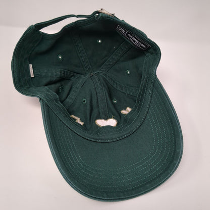 Peace Sign Heart Slideback Hat Green M/L Solid Embroidered Richardson