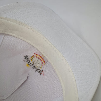 Head To Toe 5 Panel White McDonalds Simplot Fries Strapback Hat Logo Vintage