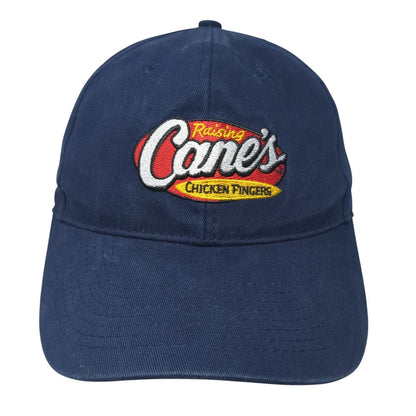 Raising Cane's Chicken Fingers Strapback Hat Blue One Size Adjustable