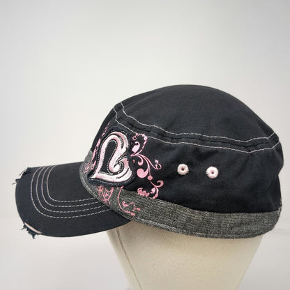 Main Gate Army Cap Black Pink OSFM NHRA National Hot Rod Association Heart Hat