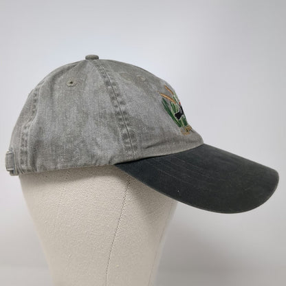 Port & Company Baseball Cap Gray Black One Size Idaho Master Naturalist Bird Hat