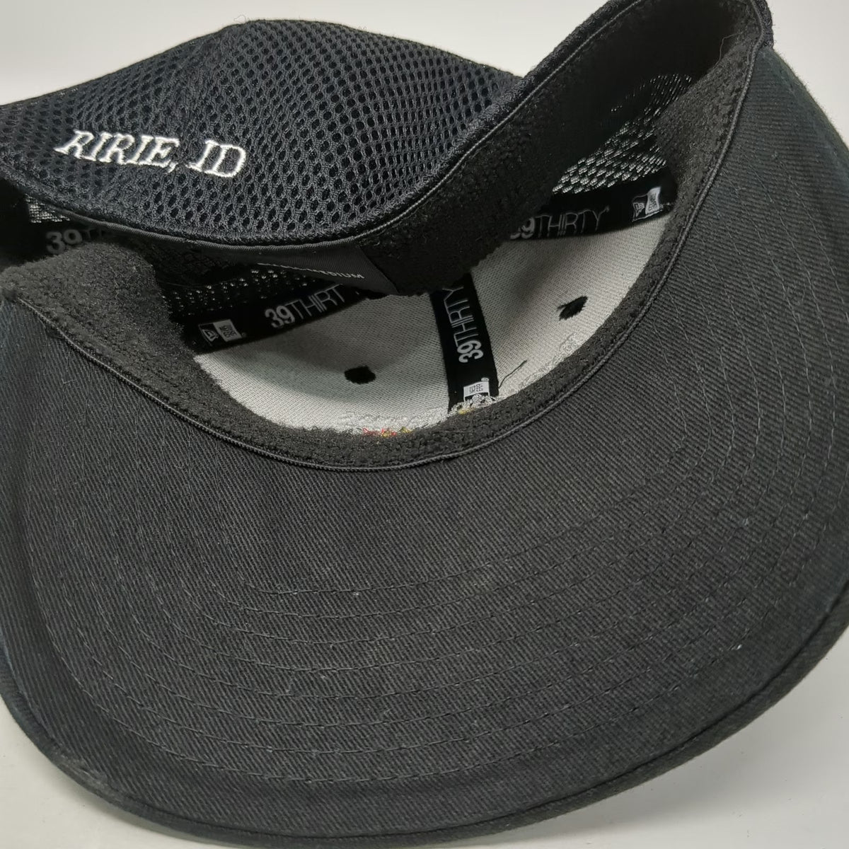 New Era Baseball Cap Black M Ferguson Farms Tractor Ririe Idaho Mesh Back Hat