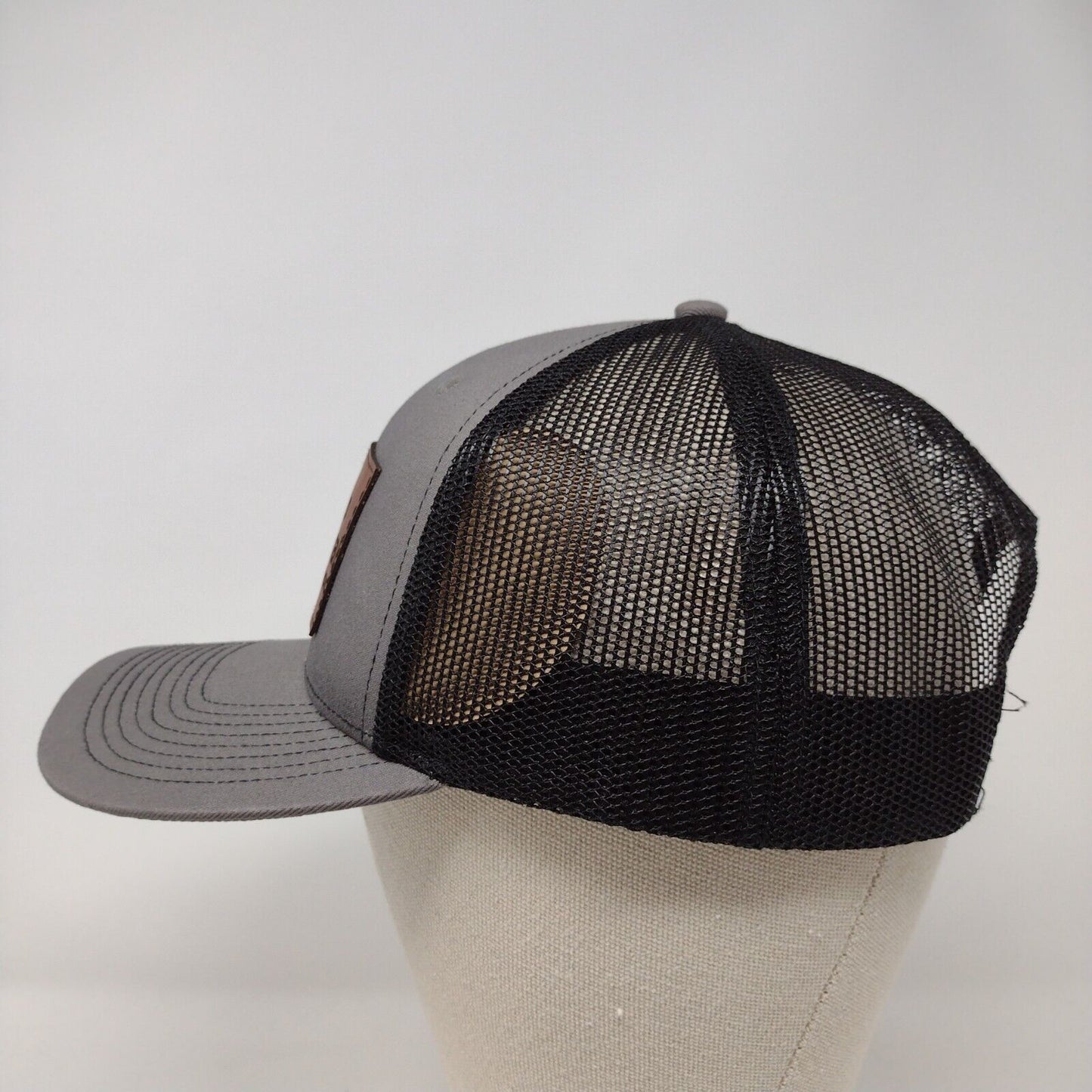 Idaho Central Credit Union Snapback Trucker Hat Gray OSFA Outdoor Cap