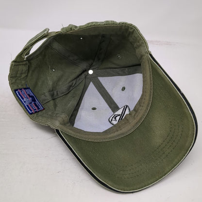 Eagle Crest Baseball Cap Green One Size 1st Cavalry Division Shield Army Hat