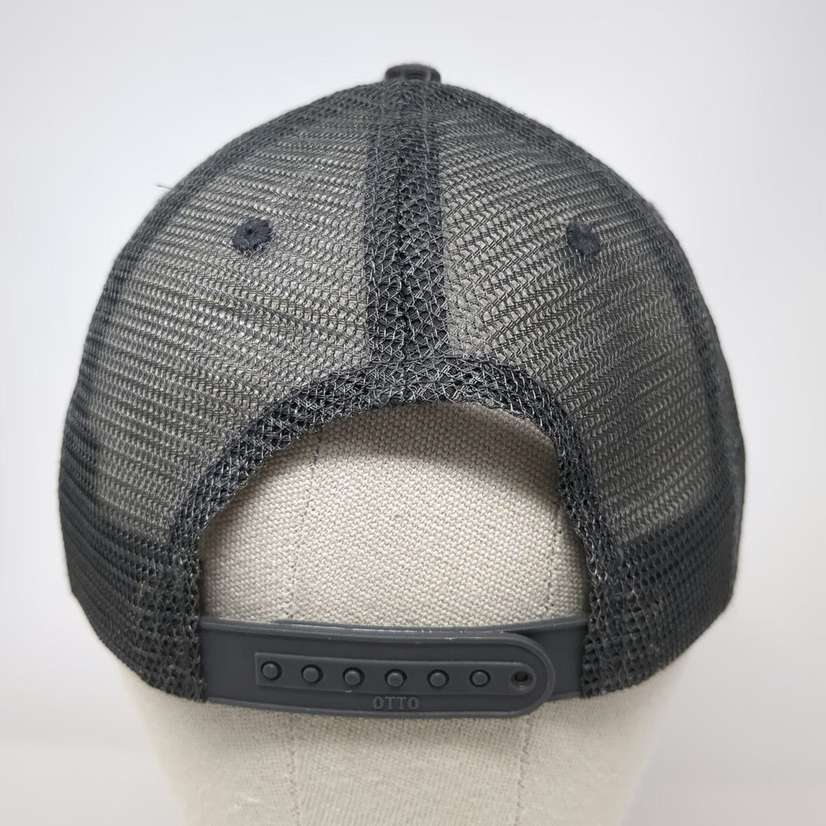 Otto Trucker Hat Gray One Size Tackle Warehouse Fishing Bass Mesh Snapback Cap