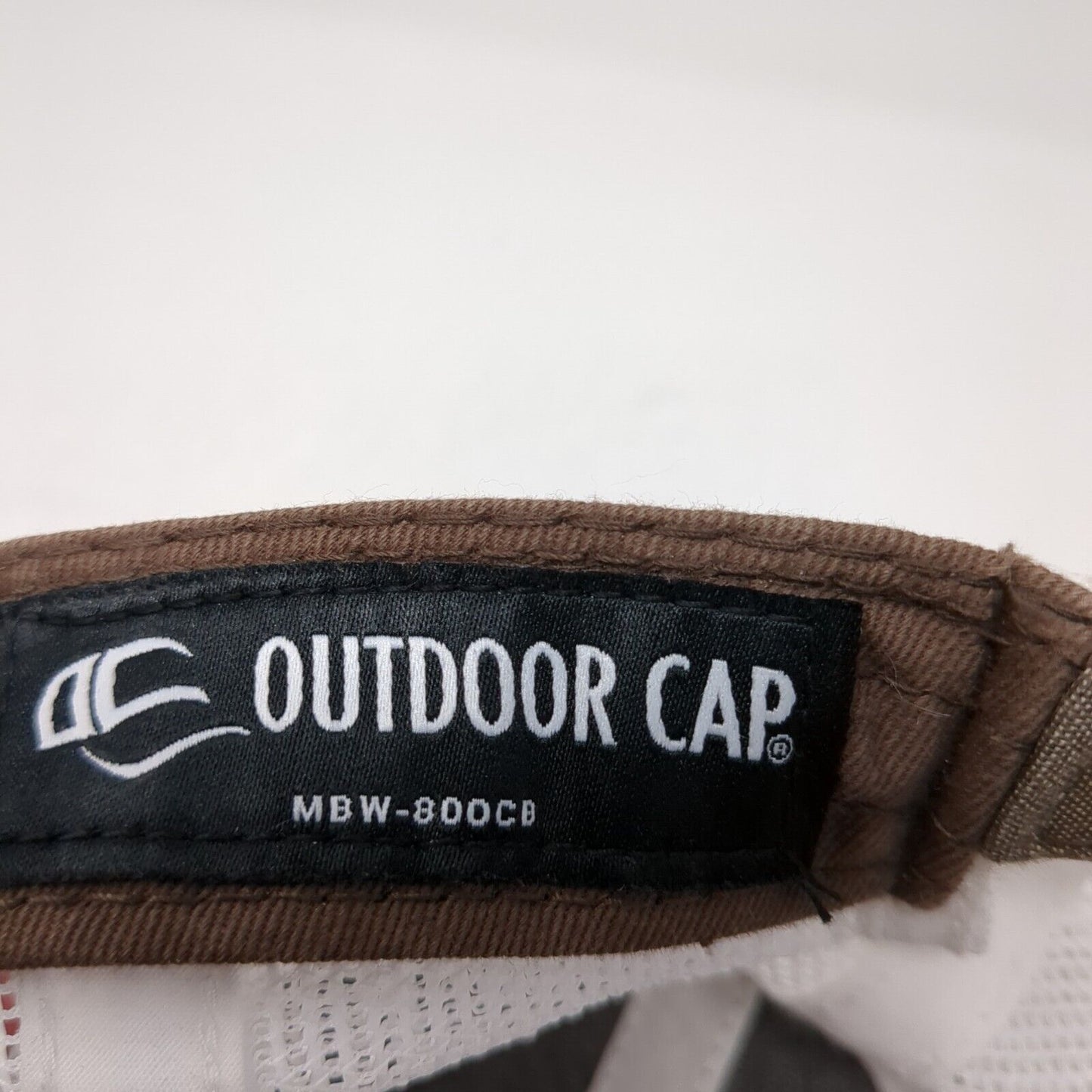 Stover Group Strapback Trucker Hat Brown One Size Adjustable Mesh Outdoor Cap