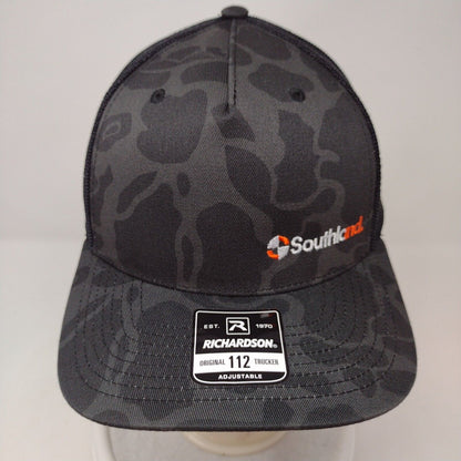 Southland Idaho Snapback Trucker Hat Multicolor OSFA Camo Mesh Back