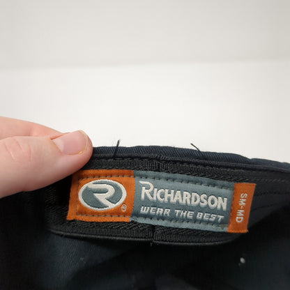 Sawtooth Adventure Fitted Hat Black S-M Embroidered Flexfit Richardson