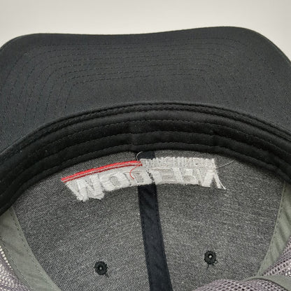 Richardson Trucker Hat Black Gray One Size Mesh Back Snapback Modern Machinery