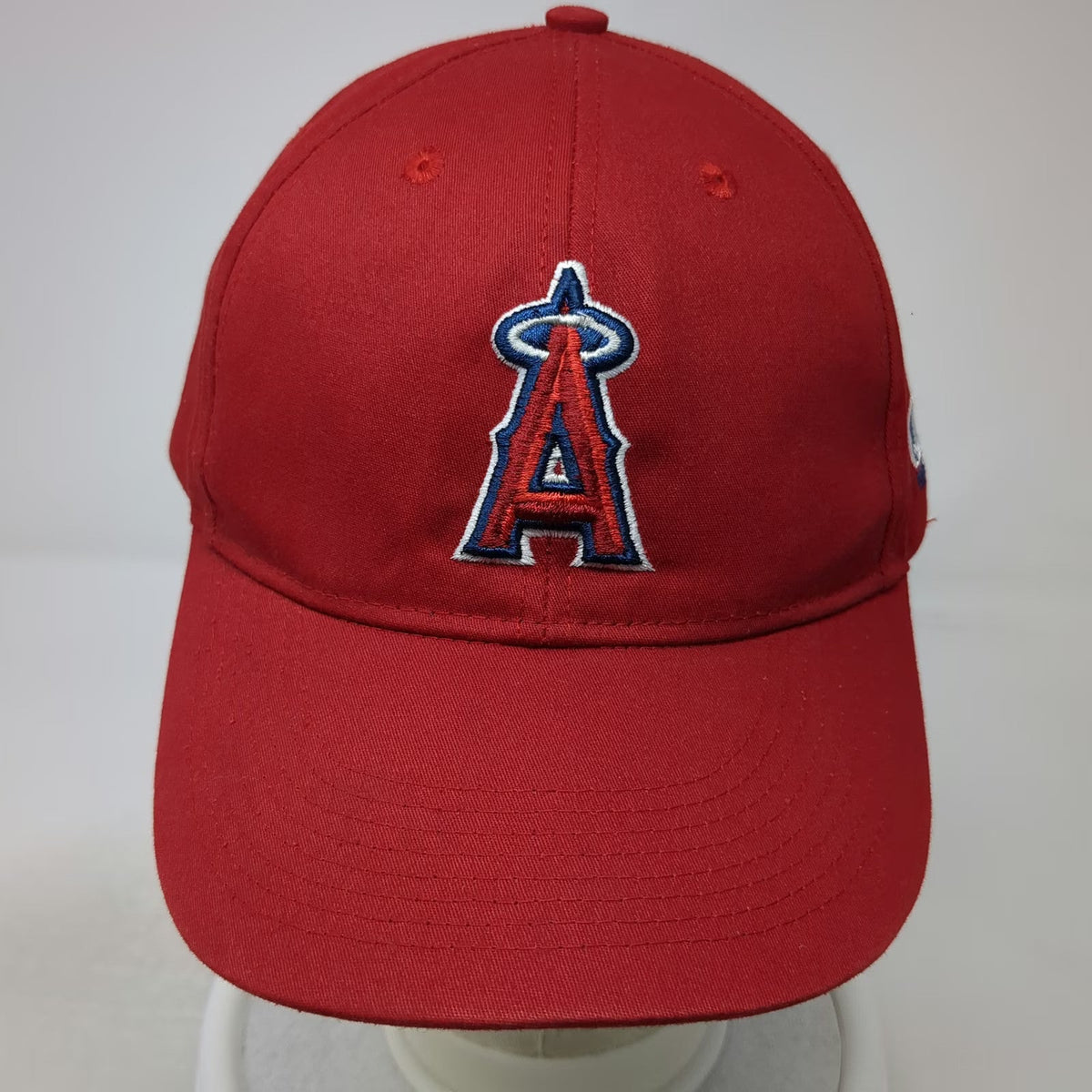 OC Sports Los Angeles Angels Baseball Cap Red One Size Strapback MLB Logo Hat