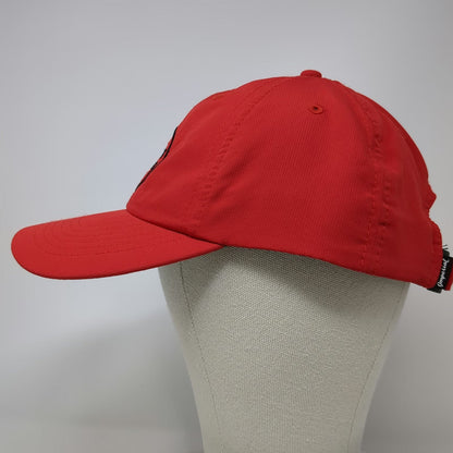 Imperial Baseball Cap Red One Size Hughes Brothers Recycled Polyester Gray Hat