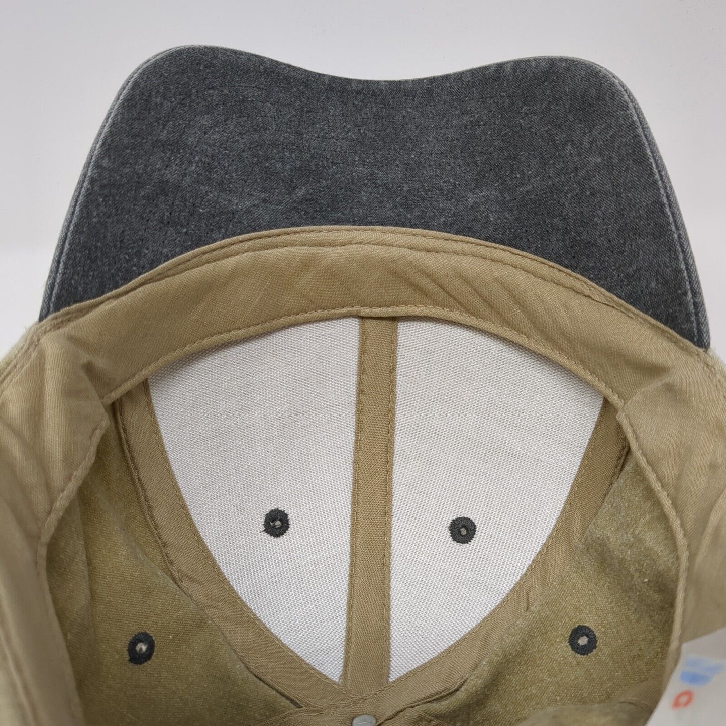 Larry Hillis Dodge Slideback Hat Multi One Size Adjustable Vented Holes Cotton