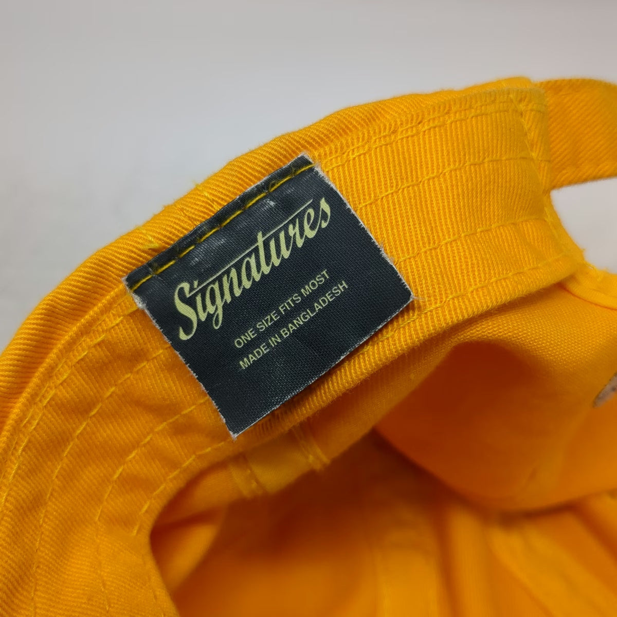 California Golden Bears NCAA Signatures Yellow One Size Baseball Cap Hat Strap
