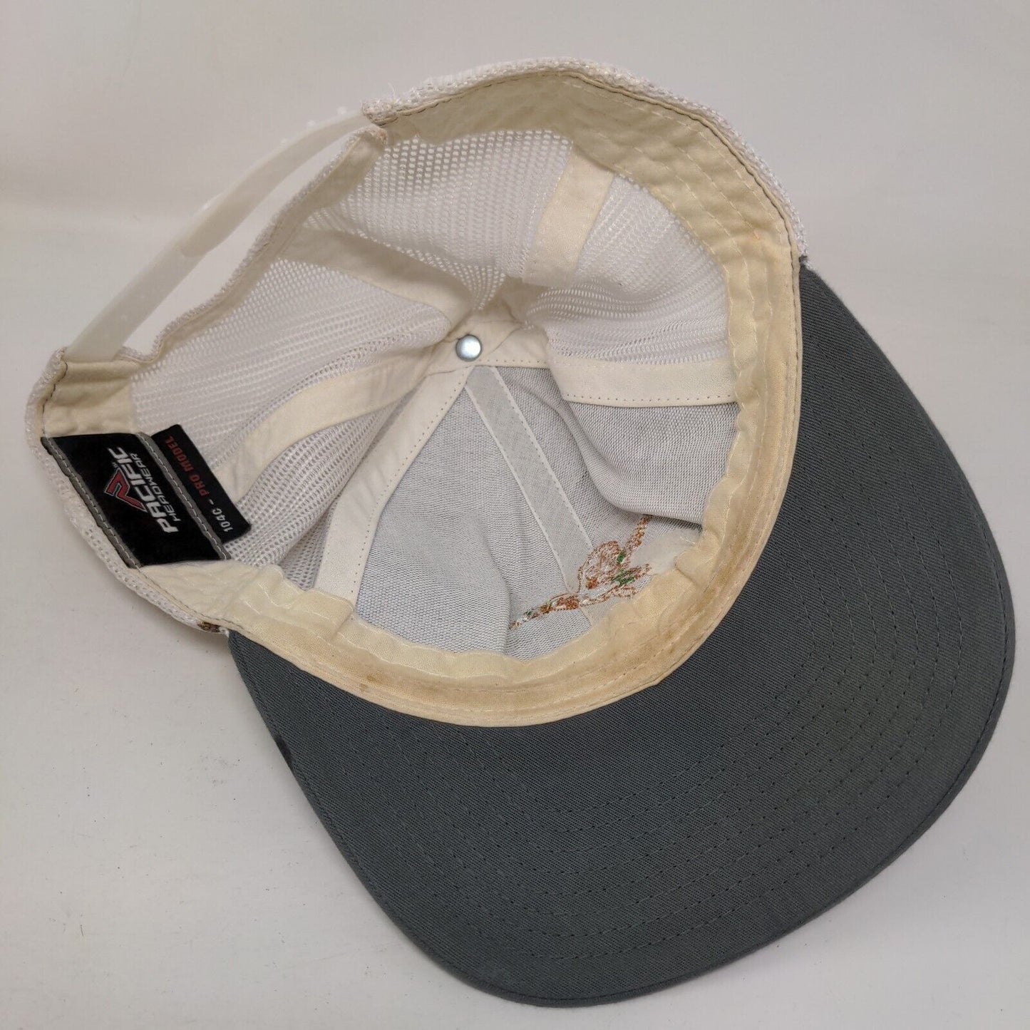 Old South Snapback Mesh Back Trucker Hat Gray One Size Pacific Headwear