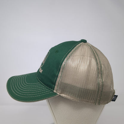 I Pee Outside Snapback Trucker Hat Green One Size Mesh Back Outdoor Cap