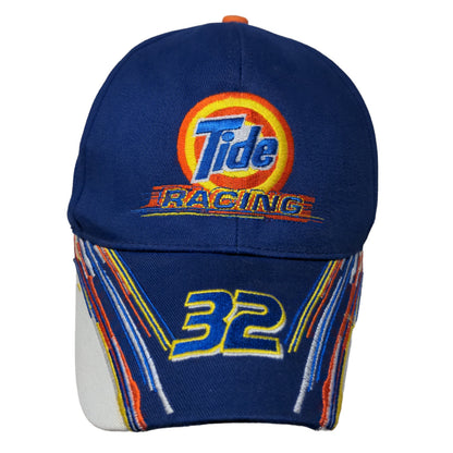 Tide Racing Men's Snapback Hat Blue OSFA Embroidered #32 Downy Logo