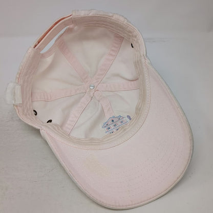 Pink Baseball Cap One Size Cape May Victorian House Embroidery Strapback Hat