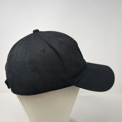 TRS Hotels Logo Black Baseball Cap One Size Embroidered Strapback Hat 6 Panel