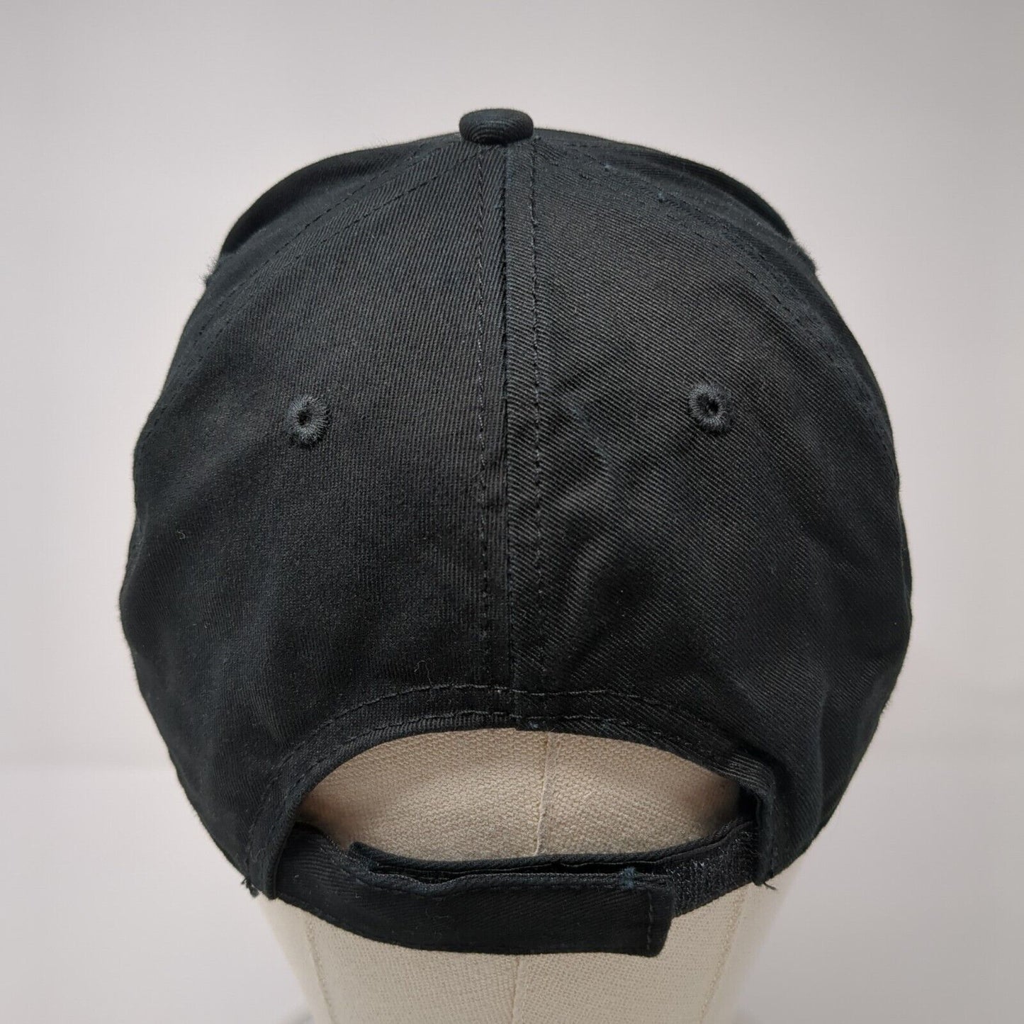 Standard Air Supply Strapback Hat Black One Size Adjustable Embroidered