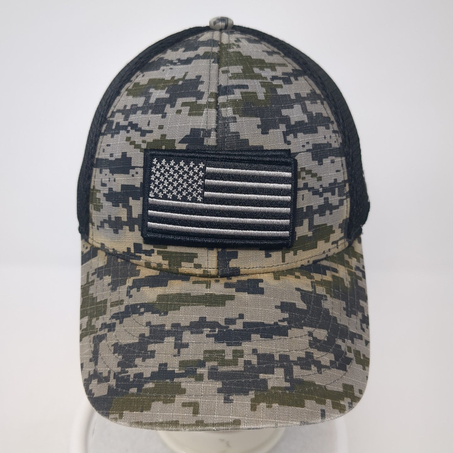 USA Flag Trucker Hat Multicolor One Size Adjustable Patriotic Mesh Back Kenworth