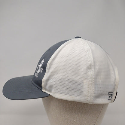 Richardson Strapback Hat Gray M/L Adjustable Embroidered Colorblock