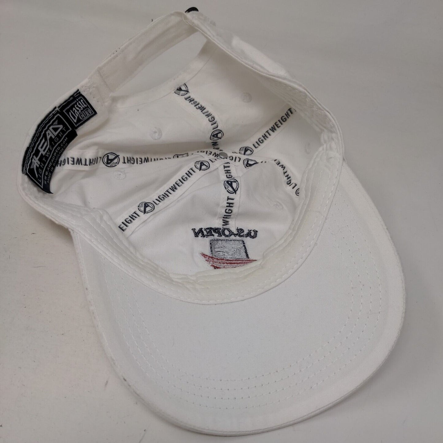 U.S. Open Pebble Beach 2019 Strapback Hat White Classic Cut Embroidered