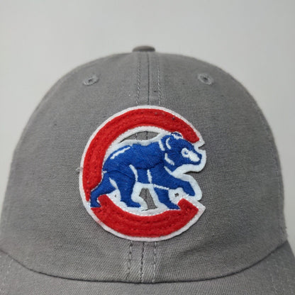 '47 Brand Men's Slideback Hat Gray OSFA Chicago Cubs Patch Logo Cotton