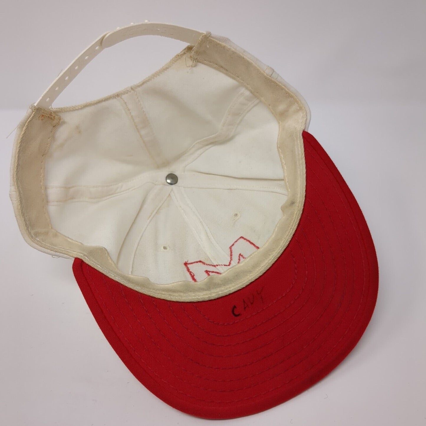 Letter M Snapback Hat Multicolor One Size Adjustable Embroidered 6 Panel