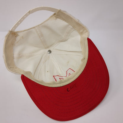 Letter M Snapback Hat Multicolor One Size Adjustable Embroidered 6 Panel