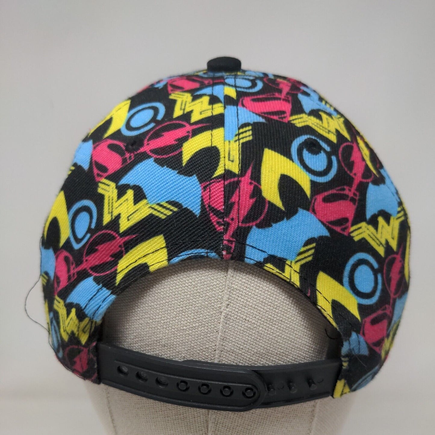 JL Snapback Hat Multicolor One Size Adjustable Embroidered Justice League