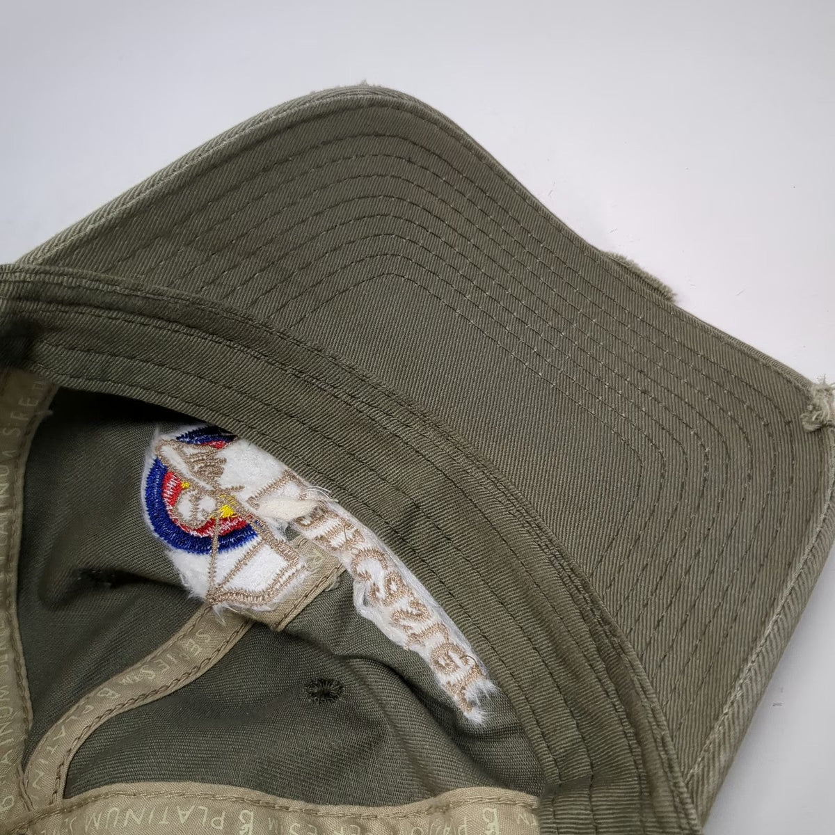 Outdoor Cap Baseball Cap Green Beige One Size Lancaster Archery Supply Logo hat