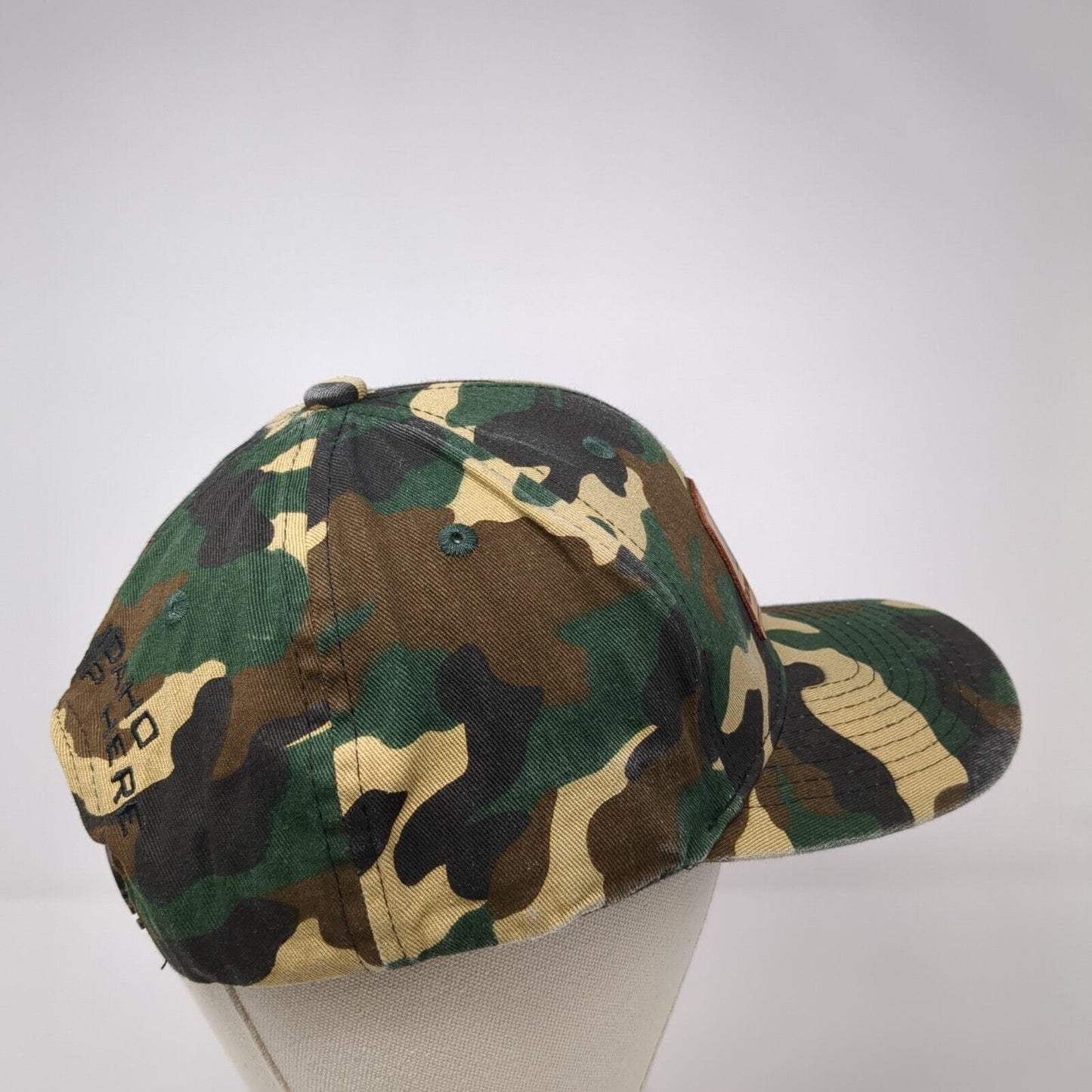 Farm Bureau Ins. Patch Snapback Hat Camouflage One Size Adjustable