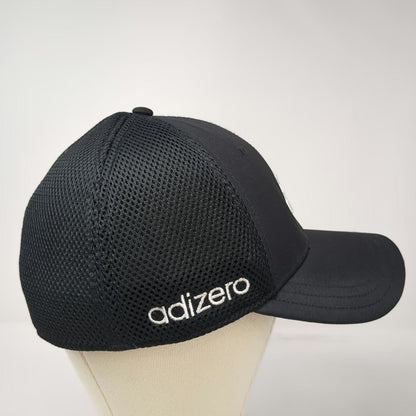 Adidas Baseball Cap Black XL Fitted TaylorMade adizero Performance Mesh Golf Hat