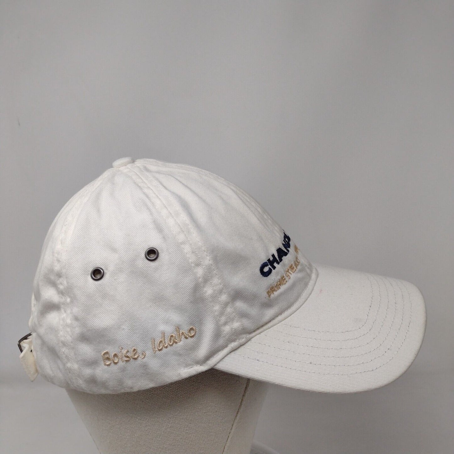 Chandlers Prime Steaks Fine Seafood Slideback Hat Cream OS Adjustable Richardson