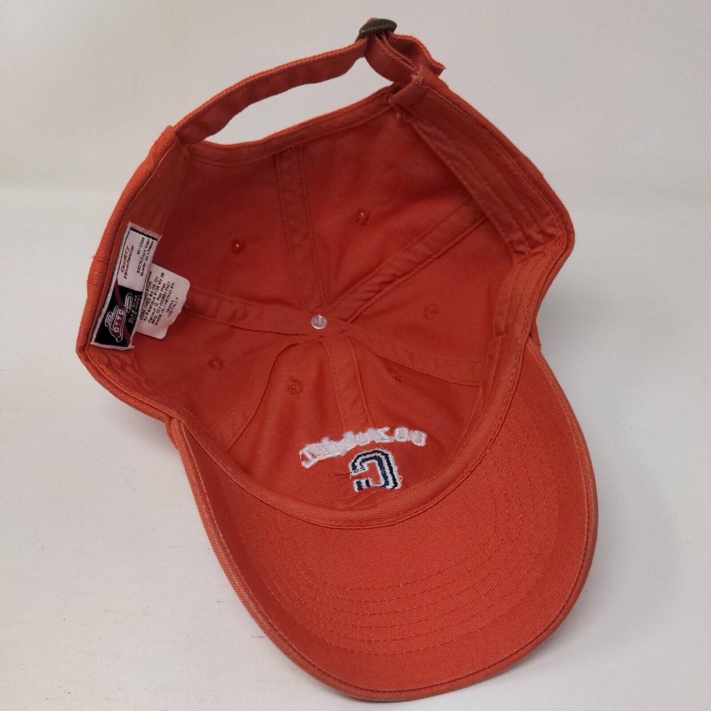 Cozumel Mexico Slideback Hat Orange OSFM Adjustable Embroidered Otto Cotton