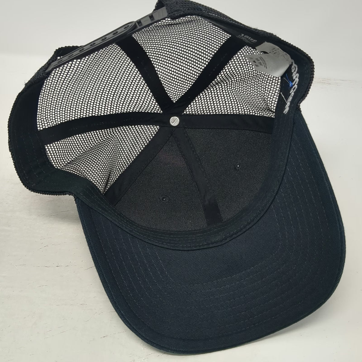 Nike Trucker Hat Black One Size Caldwell Night Rodeo 100th Anniversary Mesh